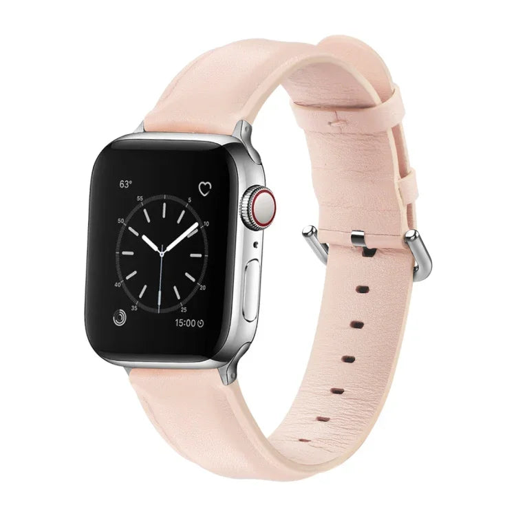 Apple Watch Series 5 & 4 44mm 3 & 2 & 1 42mm ラウンドホール レザーストラップ用