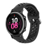 20mm ファッション内側バックルシリコンストラップ、Huami Amazfit GTS / Samsung Galaxy Watch Active 2 / Huawei Watch GT2 42MM用