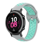 20mm ファッション内側バックルシリコンストラップ、Huami Amazfit GTS / Samsung Galaxy Watch Active 2 / Huawei Watch GT2 42MM用