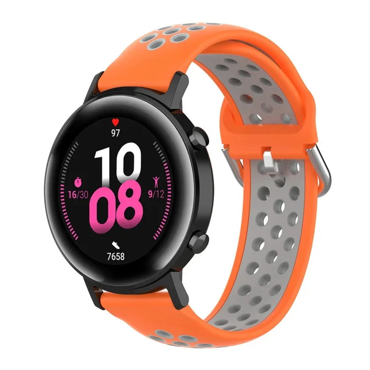 20mm ファッション内側バックルシリコンストラップ、Huami Amazfit GTS / Samsung Galaxy Watch Active 2 / Huawei Watch GT2 42MM用