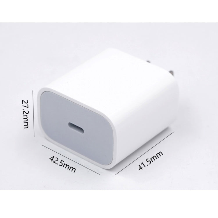 2イン1 シングルUSB-C / Type-Cポート トラベルチャージャー + 3A PD 3.0 USB-C / Type-C to USB-C / Type-C高速充電データケーブルセット、ケーブル長：2m、18W 2m