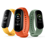 Suitable For Xiaomi Band Mi 5 Solid-Color Silicone Strap Length: 24.5cm, Black, Red, White, Orange, Gray, Yellow, Wine Red, Green, Teal, Sky Blue, Midnight Blue, Violet