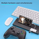 ZS-S1852 6in1 3 USBメスから8ピンオス OTGカメラカードリーダーアダプター SD＆TFカード＆8ピン充電インターフェース対応、全iOSシステム対応