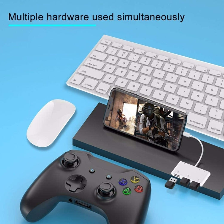 ZS-S1852 6in1 3 USBメスから8ピンオス OTGカメラカードリーダーアダプター SD＆TFカード＆8ピン充電インターフェース対応、全iOSシステム対応
