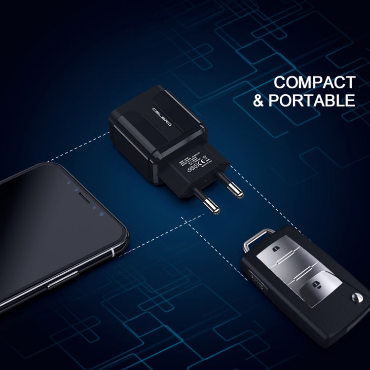ポータブル QC3.0 18W USBポート 汎用急速充電器 EUプラグ EUプラグ