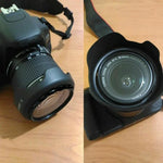 EW-60C II レンズフードシェード Canon EOS EF-S 18-55mm f/3.5-5.6 ISレンズ用