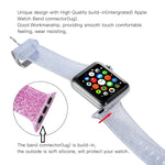 Apple Watch Series 5 & 4 44mm / 3 & 2 & 1 42mm グリッター シリコンストラップ用