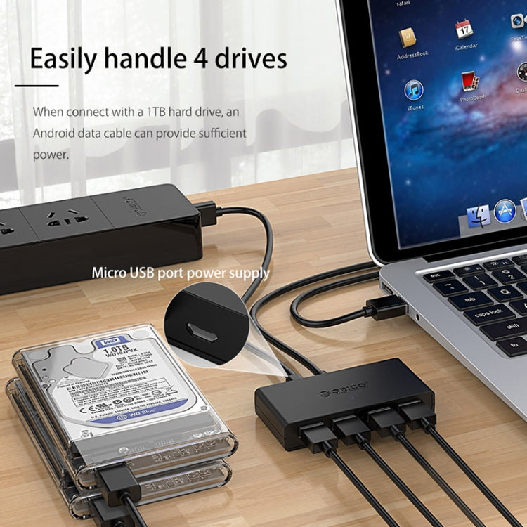 ORICO G11-H4-U3-100-BK 4ポートUSB3.0ハブ