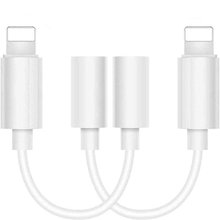 Zs-kl21836 2個セット 8ピン to 3.5mm イヤホンアダプター オーディオアダプター、全iOSシステム対応