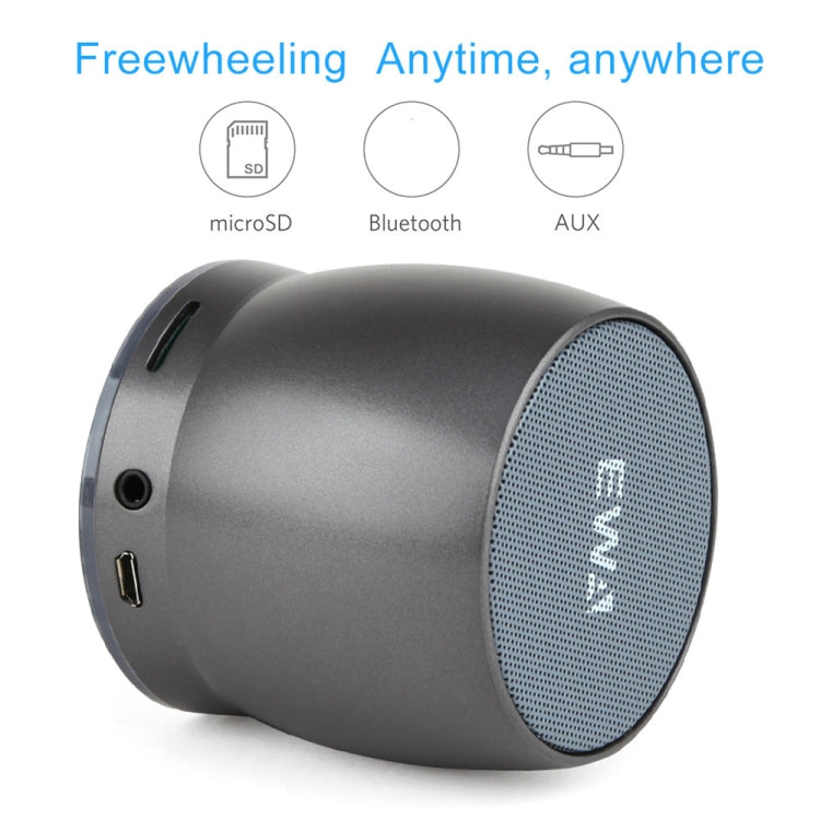 EWA A150 ポータブルミニBluetoothスピーカー ワイヤレスハイファイステレオ 強力バスミュージックブームボックス メタルサブウーファー マイクロSDカード＆3.5mm AUX対応