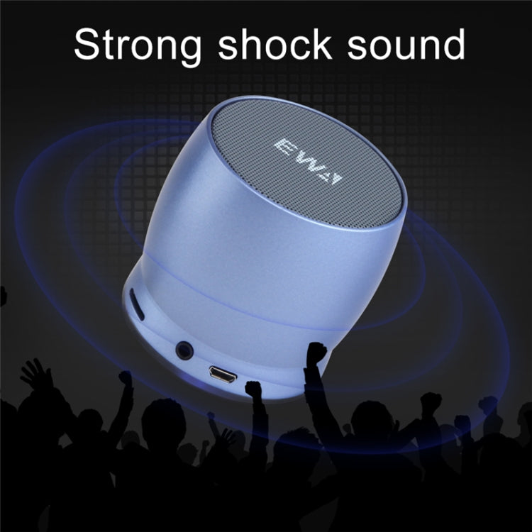 EWA A150 ポータブルミニBluetoothスピーカー ワイヤレスハイファイステレオ 強力バスミュージックブームボックス メタルサブウーファー マイクロSDカード＆3.5mm AUX対応