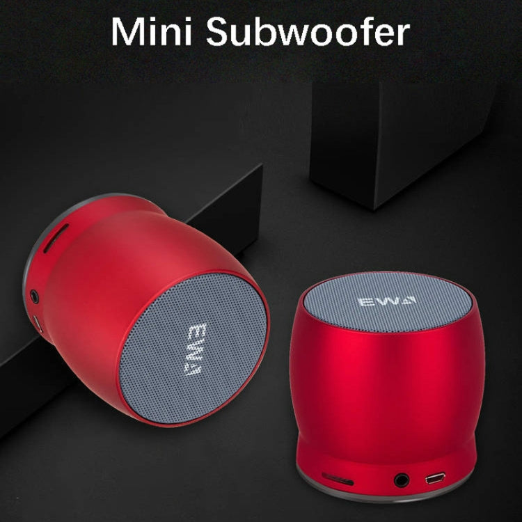 EWA A150 ポータブルミニBluetoothスピーカー ワイヤレスハイファイステレオ 強力バスミュージックブームボックス メタルサブウーファー マイクロSDカード＆3.5mm AUX対応