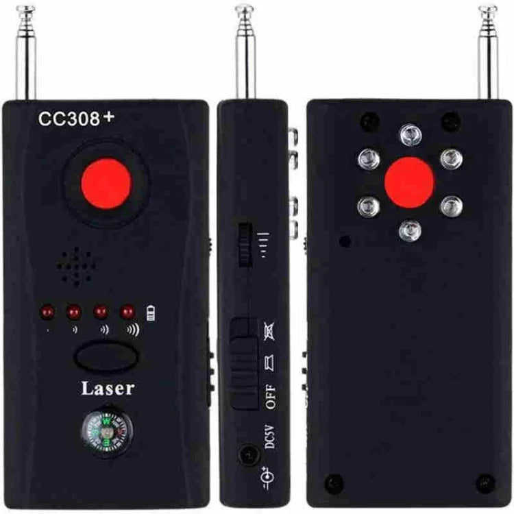 CC308 フルレンジカメラレーザー検出器 ミニワイヤレスカメラ信号 GSMデバイスファインダー