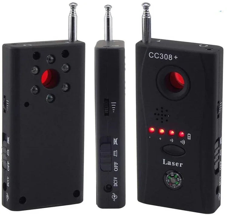 CC308 フルレンジカメラレーザー検出器 ミニワイヤレスカメラ信号 GSMデバイスファインダー