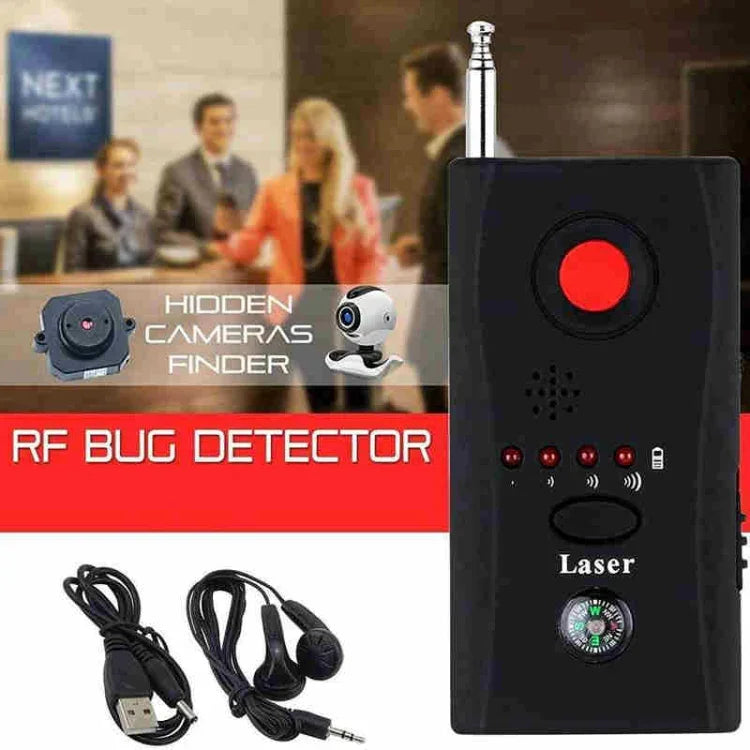 CC308 フルレンジカメラレーザー検出器 ミニワイヤレスカメラ信号 GSMデバイスファインダー