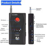 CC308 フルレンジカメラレーザー検出器 ミニワイヤレスカメラ信号 GSMデバイスファインダー