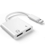 ZS-S1802 2 in 1 8ピンオス to 8ピン充電＋8ピンオーディオメスコネクターイヤホンアダプター、通話＆ワイヤーコントロール対応、全iOSシステム対応
