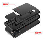 For iPhone 12 5.4 Shockproof Rugged Armor Protective Case with Card Slot, For iPhone 12 mini