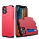 For iPhone 12 Pro Max 6.7 Shockproof Rugged Armor Protective Case with Card Slot, For iPhone 12 Pro Max