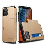 For iPhone 12 Pro Max 6.7 Shockproof Rugged Armor Protective Case with Card Slot, For iPhone 12 Pro Max