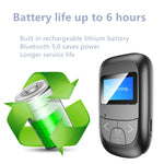 T14 2in1 Bluetoothアダプター 車載ハンズフリー通話 Bluetoothレシーバー送信機 LCDデジタルディスプレイ付き、T14