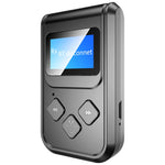 T15 2in1 Bluetooth 5.0 ミュージックレシーバー送信機 スクリーン付き、T15