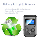 T15 2in1 Bluetooth 5.0 ミュージックレシーバー送信機 スクリーン付き、T15