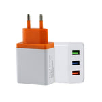 2A 3USB モバイルフォン旅行用充電器 EUプラグ