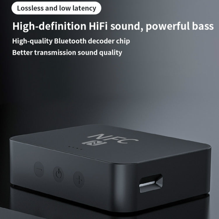 R6 NFC Bluetooth 5.0 デスクトップ音楽レシーバー Bluetoothレシーバー、TFカード対応