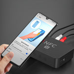 R6 NFC Bluetooth 5.0 デスクトップ音楽レシーバー Bluetoothレシーバー、TFカード対応