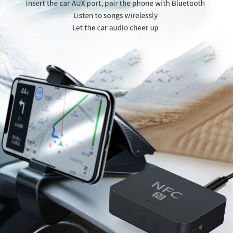 R6 NFC Bluetooth 5.0 デスクトップ音楽レシーバー Bluetoothレシーバー、TFカード対応