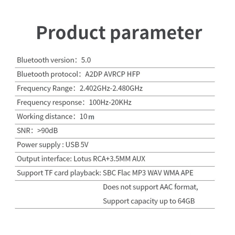 R6 NFC Bluetooth 5.0 デスクトップ音楽レシーバー Bluetoothレシーバー、TFカード対応