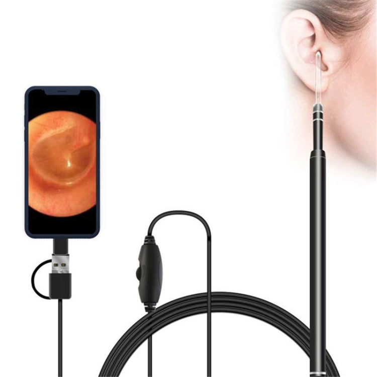 3-in-1 USB HDデジタル検査耳鏡タイプデジタル内視鏡耳垢除去用
