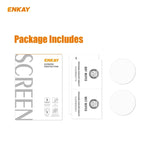 2枚セット ENKAY Hat-Prince 0.2mm 9H 2.15D 曲面エッジ強化ガラススクリーンプロテクターウォッチフィルム、Samsung Galaxy Watch 3 45mm用、Samsung Galaxy Watch 3 41mm用