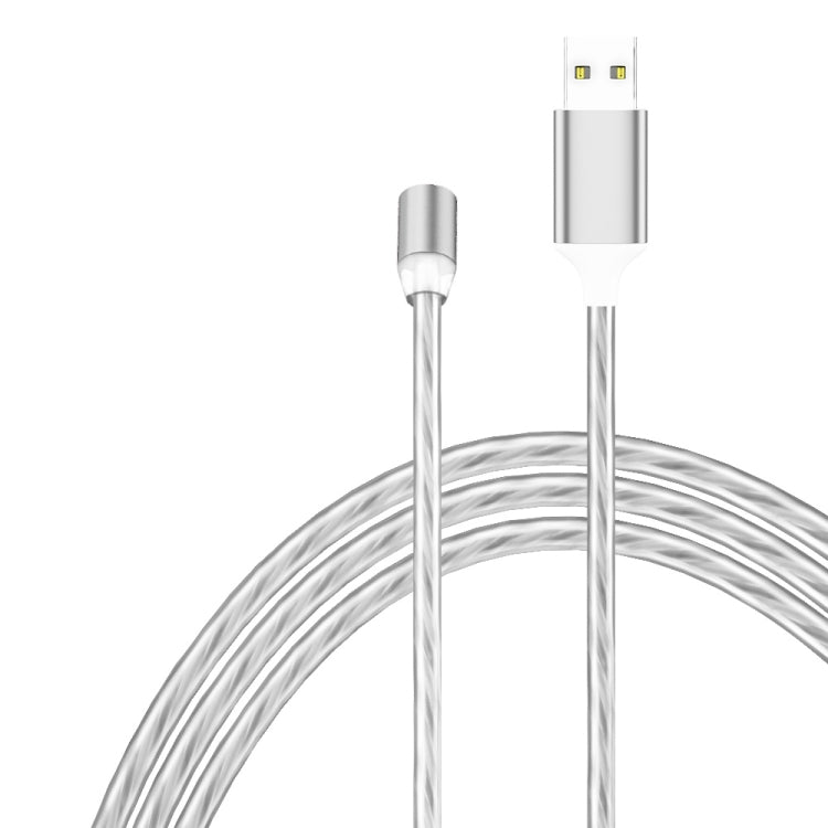 USBから8ピン磁気吸着カラフルストリーマー携帯電話充電ケーブル、長さ：1m、1m