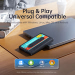 ORICO 2580U3 2.5インチ USB 3.0 SATAハードドライブエンクロージャー クラシックモバイルハードディスクボックス、2580U3