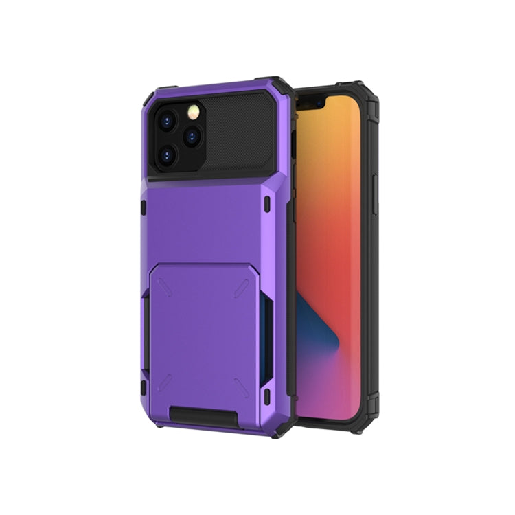 For iPhone 12 Pro Max Scratch-Resistant Shockproof Heavy Duty Rugged Armor Protective Case with Card Solt, For iPhone 12 Pro Max