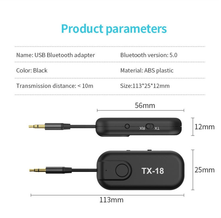 CSR8670 Bluetooth 5.0 ワイヤレスオーディオ受信送信一体型 AptX AptxLL対応 ワン・ドラッグ・ツー対応、TX18