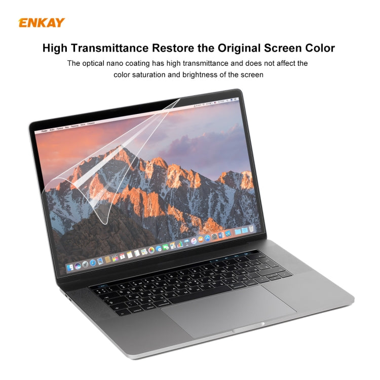 ENKAY MacBook Pro 16インチ A2141 (2019)用クリアHD PETスクリーンプロテクター