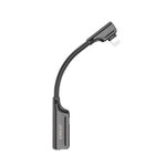 ENKAY ENK-AT103 8ピンから3.5mmオーディオ＆8ピン充電インターフェース変換器亜鉛合金アダプター、3.5mmオーディオ＆8ピン充電