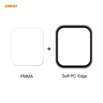 10枚セット ENKAY Hat-Prince 3D全面 ソフトPCエッジ + PMMA HDスクリーンプロテクターフィルム、Apple Watch 6/5/4/SE 44mm用、Apple Watch 6/5/4/SE 40mm用