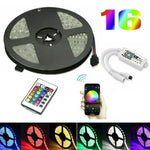 5M 5050 RGB LEDストリップライトWIFIスマートホーム電源キットセット（防水なし）