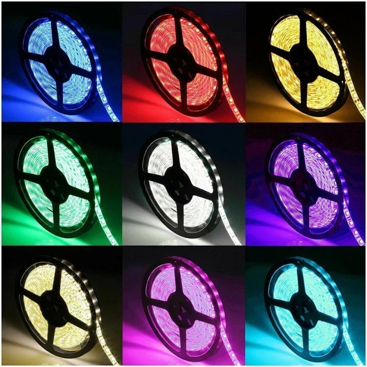 5M 5050 RGB LEDストリップライトWIFIスマートホーム電源キットセット（防水なし）