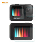 GoPro HERO9 ENKAY Hat-Prince 3-in-1 0.2mm 9H 2.15D 保護カメラレンズ＆スクリーン強化ガラスフィルム