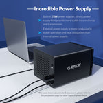 ORICO NS200RU3 2ベイ USB3.0 ハードドライブエンクロージャー RAID対応、NS200RU3