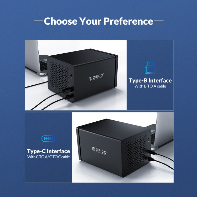 ORICO NS200RU3 2ベイ USB3.0 ハードドライブエンクロージャー RAID対応、NS200RU3