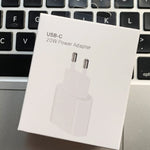 PD 20W シングルUSB-C / Type-Cインターフェース トラベルチャージャー、EUプラグ、実測20W EUプラグ