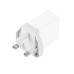 SDC-30W 30W QC 3.0 USB＋2.4A デュアルUSB 2.0ポート 携帯電話 タブレット PC用ユニバーサル急速充電器 トラベルチャージャー、UKプラグ、UKプラグ