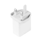 SDC-30W 2-in-1 USB to USB-C / Type-C データケーブル + 30W QC 3.0 USB + 2.4A デュアル USB 2.0 ポート 携帯電話 タブレット PC 用 ユニバーサル急速充電器 トラベルチャージャーセット、英国プラグ、USB-C / Type-C ケーブル付き、英国プラグ