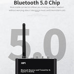 ZS-SGD09 3イン1 デジタル→アナログ Bluetooth 5.0 レシーバー＆トランスミッター